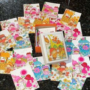 Vintage 20 Small “Gift and Thank You” Cards in Original Box